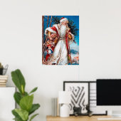 feestelijke kerstkerstfeestdag poster (Thuiskantoor)