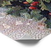 feestelijke kerstkerstfeestdag poster (Hoek)