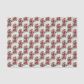 feestelijke kerstkerstfeestdag tissuepapier (Voorkant)