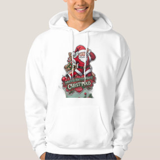 Feestelijke kerstkersthoodie hoodie