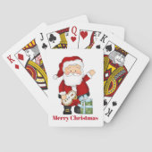 Feestelijke Kerstkerstvakantie Pokerkaarten (Achterkant)