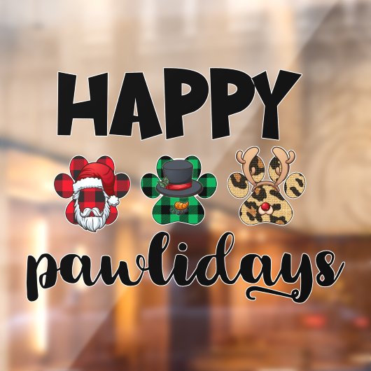 feestelijke kerstkeukenkunst raamsticker (Vel 2)