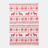feestelijke kerstkeukenpatroon theedoek (Verticaal)