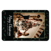 feestelijke kerstkleven met Berries - foto vertica Magneet (Horizontaal)