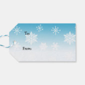 feestelijke kerstknoma's van en naar het Label van Cadeaulabel (Achterkant Horizontaal)