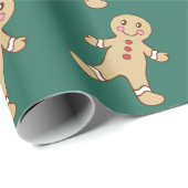Feestelijke kerstkoekjes inpakpapier (Rol Hoek)