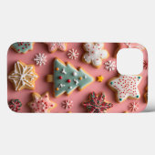 Feestelijke Kerstkoekjes iPhone Case (Achterkant (horizontaal))