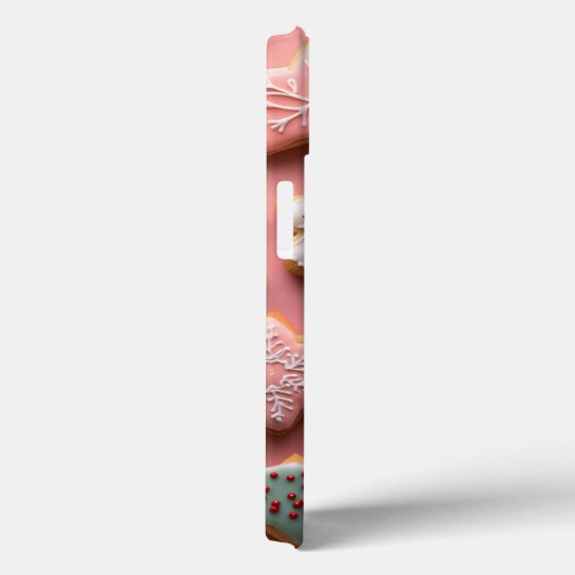 Feestelijke Kerstkoekjes iPhone Case (Achterkant / Rechts)