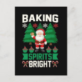 feestelijke kerstkoekjes voor kerstmis feestdagenkaart (Voorkant)