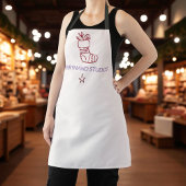 Feestelijke Kerstkous Artisan Holiday Schort