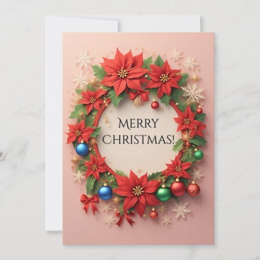 Feestelijke Kerstkrans (Voorkant)