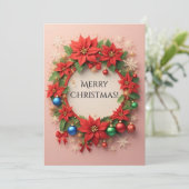 Feestelijke Kerstkrans (Staand voorkant)