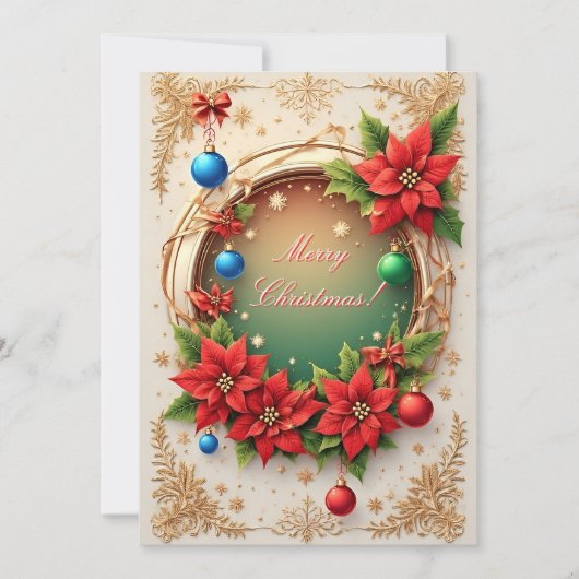 Feestelijke Kerstkrans (Voorkant)