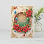 Feestelijke Kerstkrans (Staand voorkant)