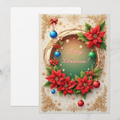 Feestelijke Kerstkrans (Voorkant / Achterkant)