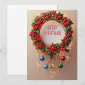 Feestelijke Kerstkrans (Voorkant / Achterkant)