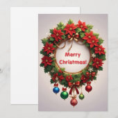 Feestelijke Kerstkrans (Voorkant / Achterkant)