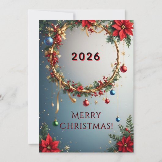 Feestelijke Kerstkrans (Voorkant)