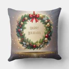 Feestelijke Kerstkrans Kerst Worp Kussen