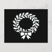 Feestelijke kerstkrans Klassiek Informatiekaartje (Achterkant)