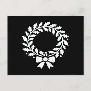 Feestelijke kerstkrans Klassiek Informatiekaartje