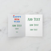 Feestelijke kerstkrans met kaarsdecoraties feestdagen kaart (Binnen)