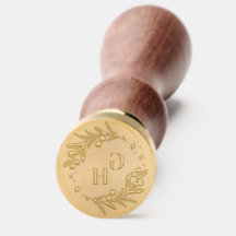 Feestelijke kerstkrans monogram