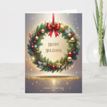 Feestelijke Kerstkrans Vakantie