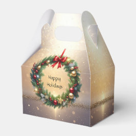 Feestelijke Kerstkrans Vakantiede favorietendoos Bedankdoosjes