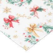 Feestelijke kerstkransen tafelkleed (Gekanteld)