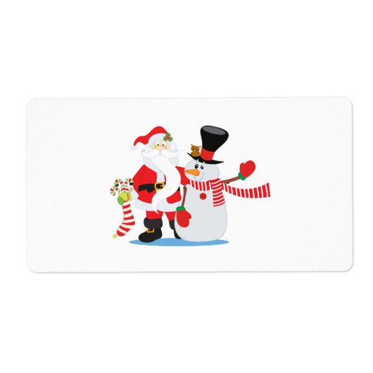 feestelijke kerstlabels etiket (Voorkant)