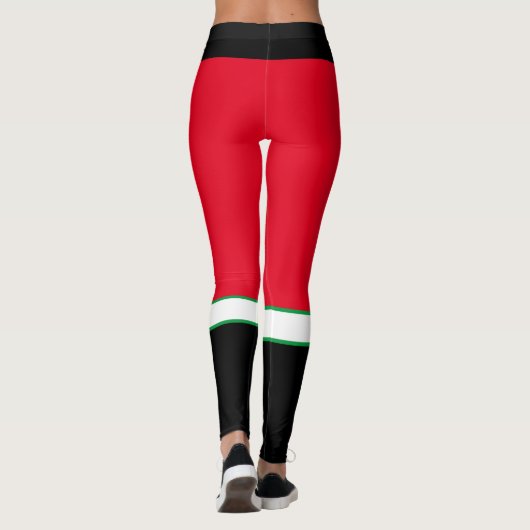 feestelijke kerstLeggings Leggings (Achterkant)