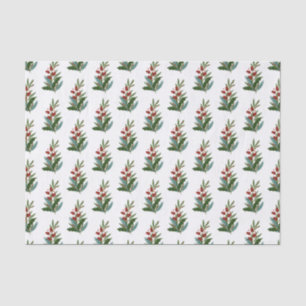 Feestelijke kerstlente patroon tissuepapier