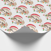 feestelijke kerstlichten en feestdagen cadeaupapier (Hoek)