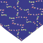 feestelijke kerstlichten korte tafelloper (Hoek)