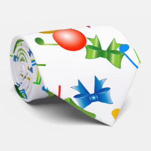 Feestelijke Kerstlinten met Muzieknoten op Stropdas