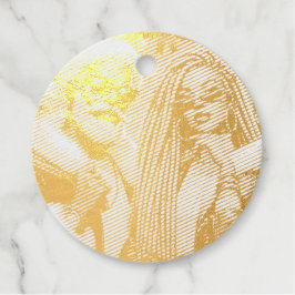 Feestelijke Kerstman Bedankjes Labels