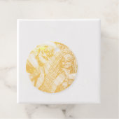 Feestelijke Kerstman Bedankjes Labels (Met doos)