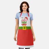 Feestelijke Kerstman Crew Kerstmis  Schort (Gedragen)