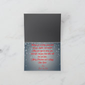 Feestelijke Kerstman en Vrienden Kerst Kaart (Binnen)