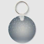 Feestelijke Kerstman en Vrienden Kerst Kaart Sleutelhanger (Achterkant)