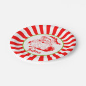 Feestelijke Kerstman "Geloof" Kerst Papier Bord (Gekanteld)