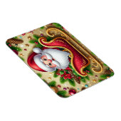 Feestelijke Kerstman in slee Magneet (Rechterzijde)