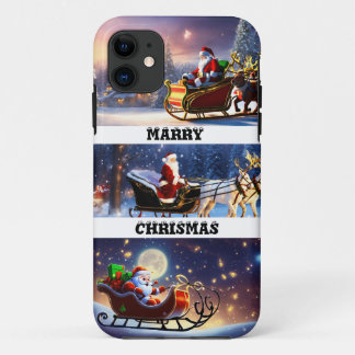 Feestelijke Kerstman iPhone Case