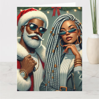 Feestelijke Kerstman Kaart