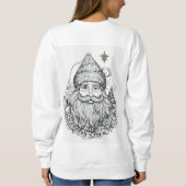 Feestelijke Kerstman Kerst T-shirt (Achterkant)