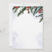 Feestelijke Kerstman Kerstfeest Kaart (Achterkant)