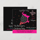 Feestelijke Kerstman Kerstfeest Kaart (Voorkant / Achterkant)