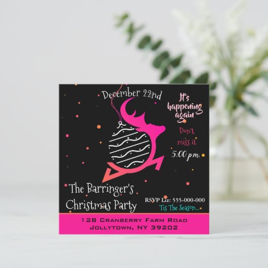 Feestelijke Kerstman Kerstfeest Kaart (Staand voorkant)