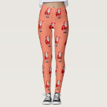 Feestelijke Kerstman Leggings
